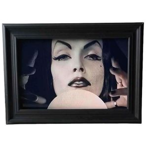 Vintage crystal ball Vampira  Horror Queen beauty skeleton gothic goth Spooky Od